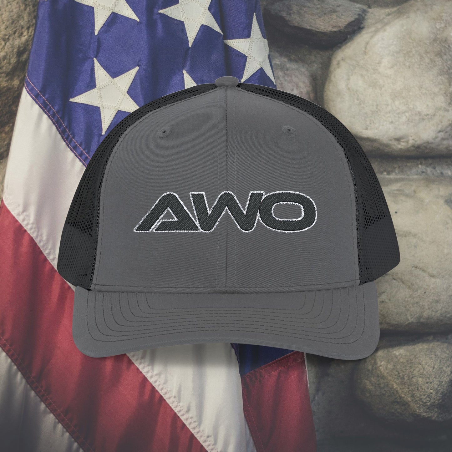 American Warrior Outdoors Snapback Trucker Cap