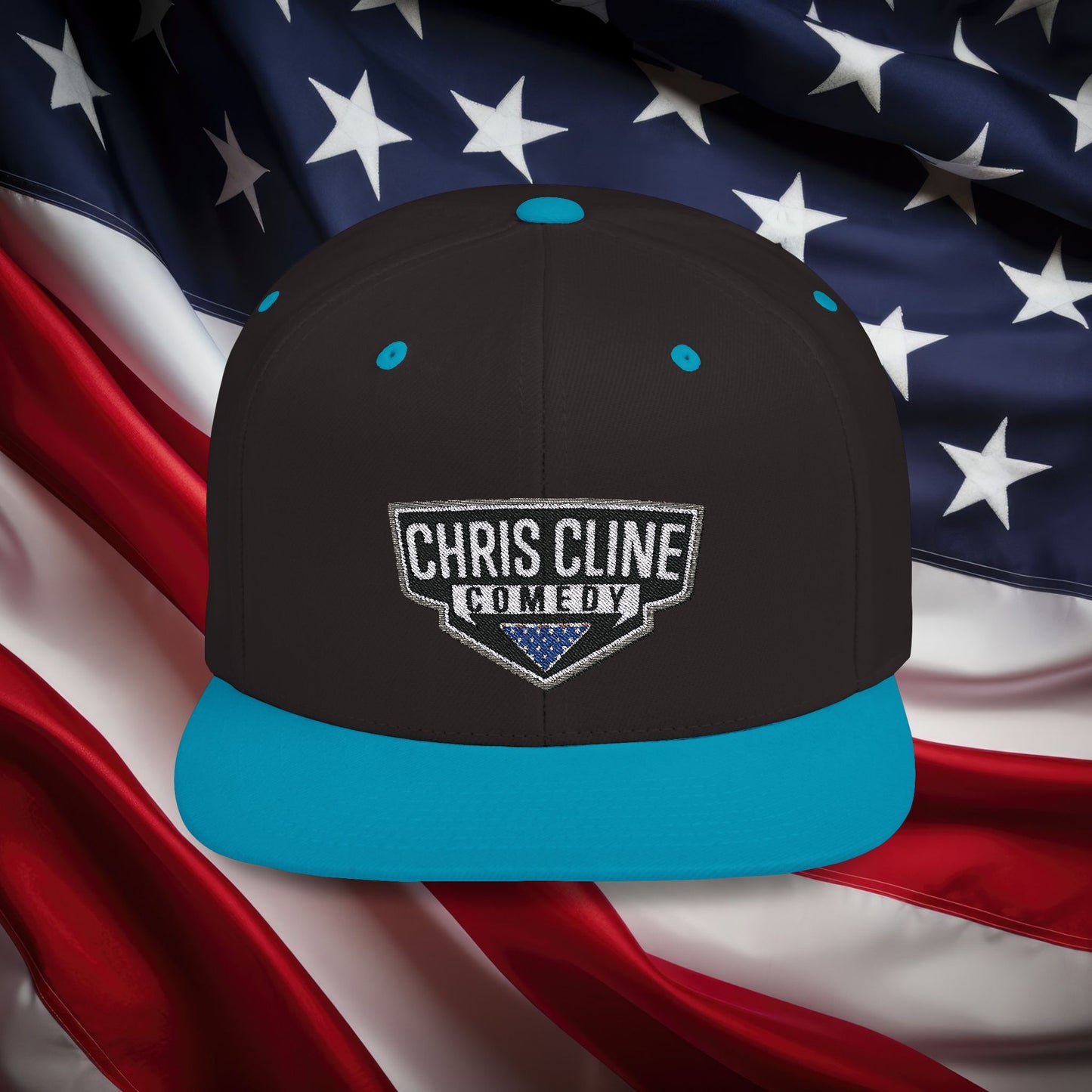 Hat Snapback Supports Chris Cline Comedy