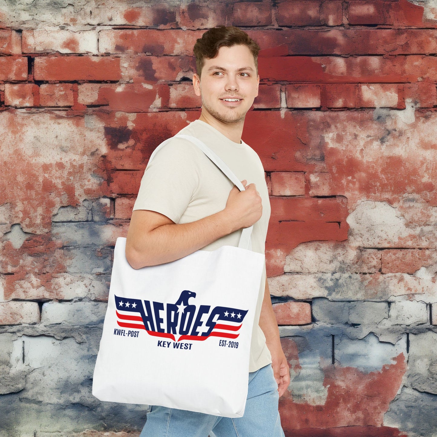 Heroes Bar key West Tote Bag