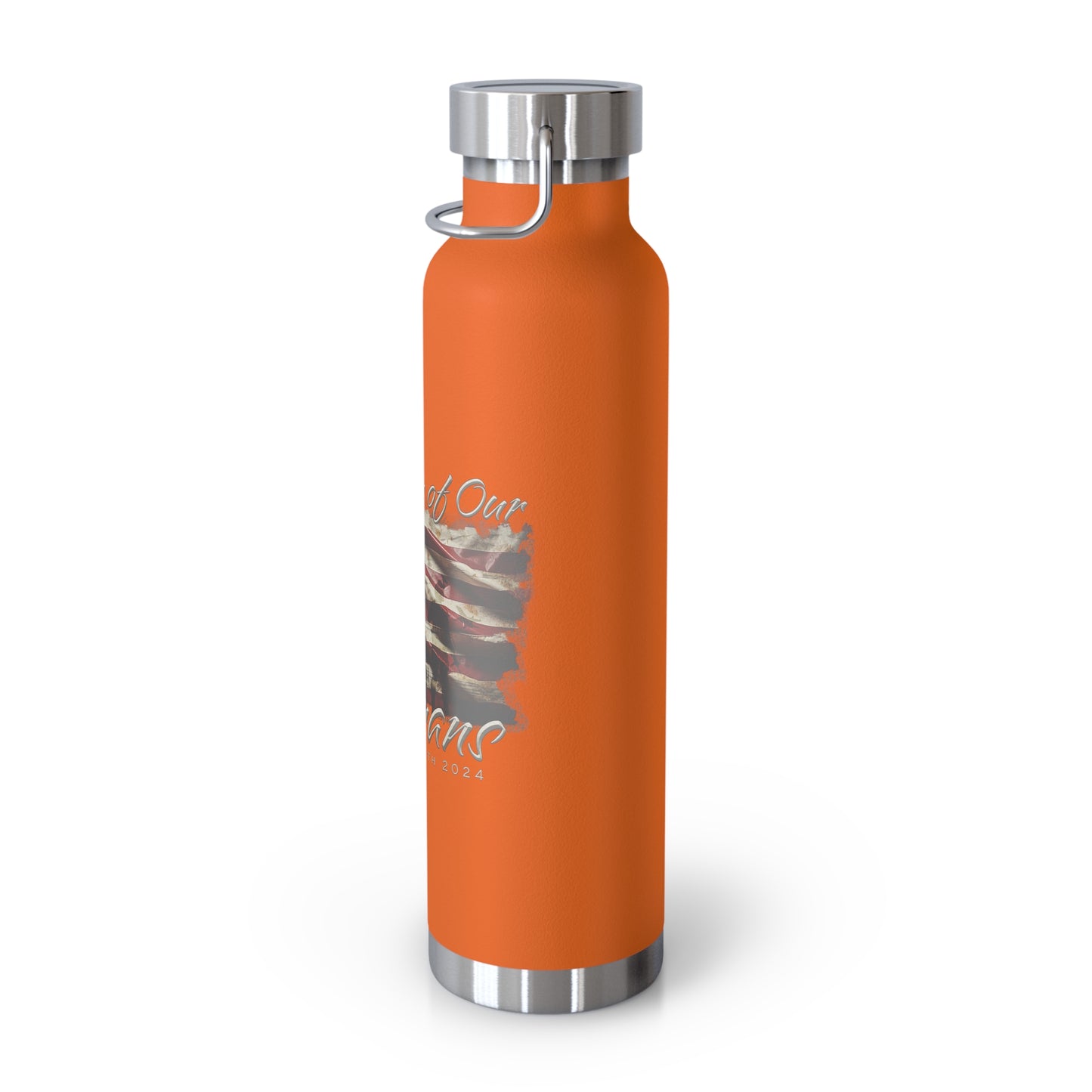 Veterans Day 2024 Copper Vacuum Insulated Bottle, 22oz