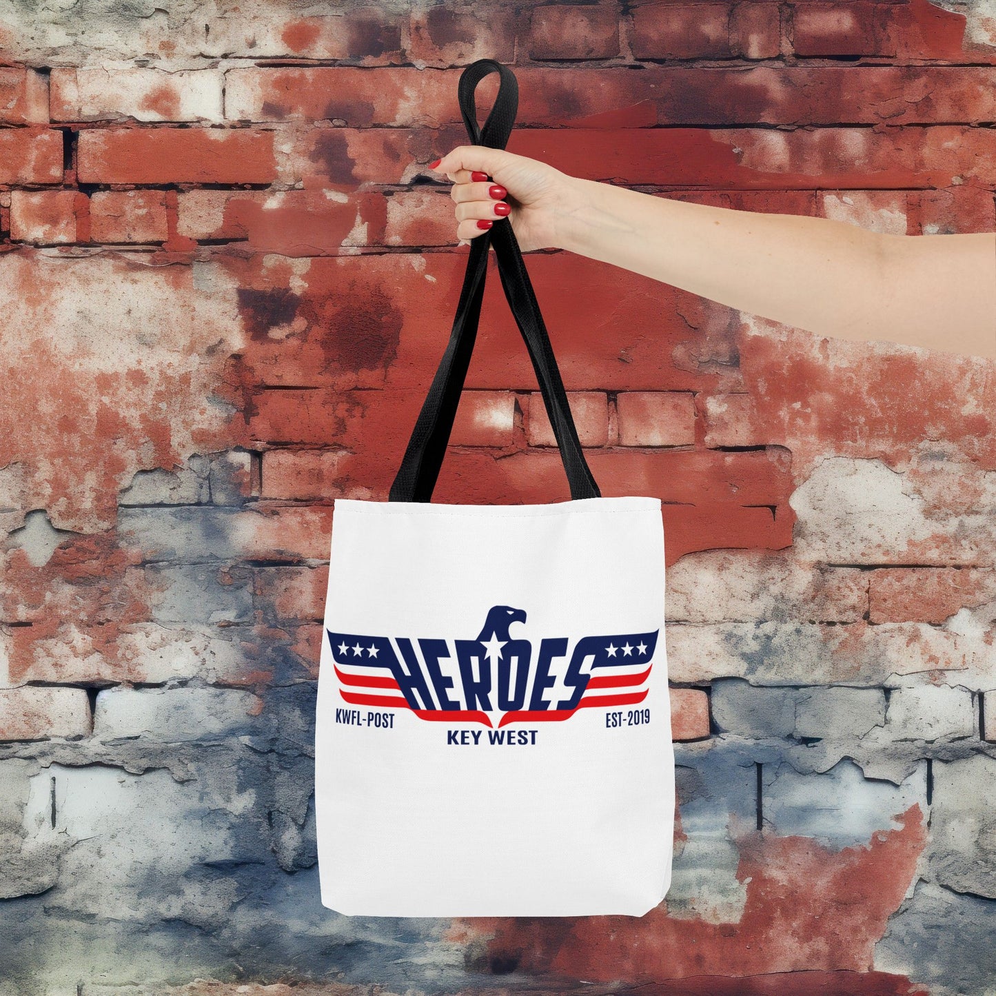 Heroes Bar key West Tote Bag