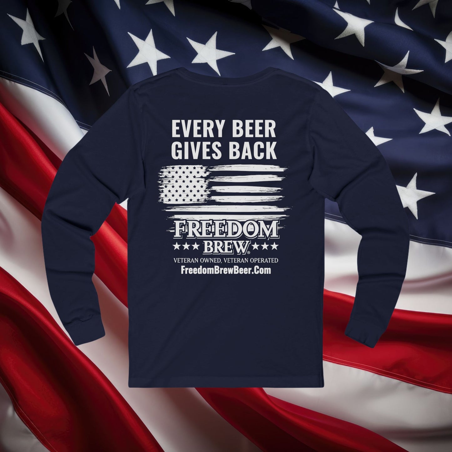 Freedom Brew Jersey Long Sleeve Tee