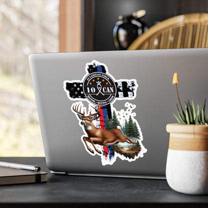 10 CAN, inc. Deer Vinyl Sticker