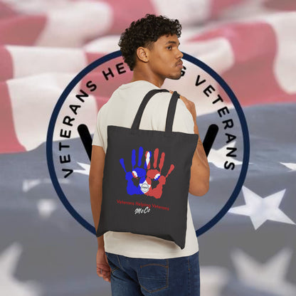 Veterans Helping Veterans Cotton Canvas Tote Bag