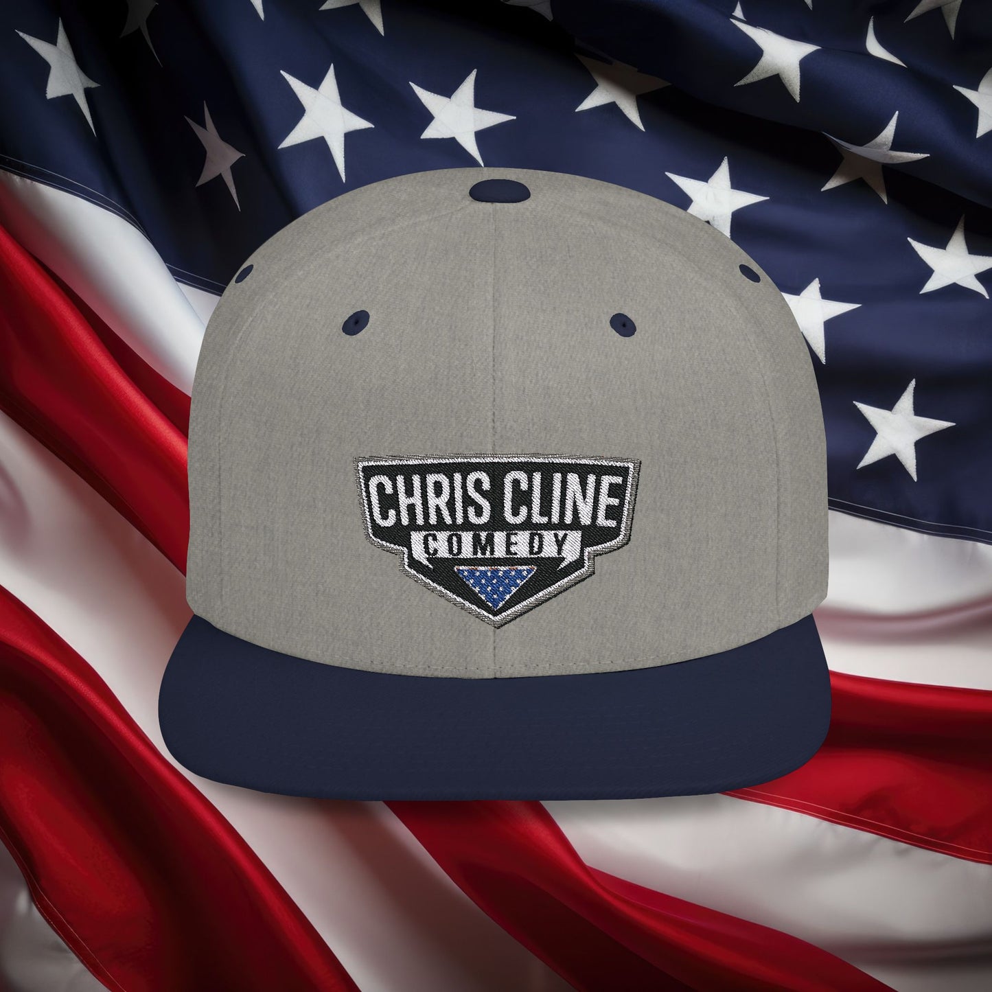 Hat Snapback Supports Chris Cline Comedy