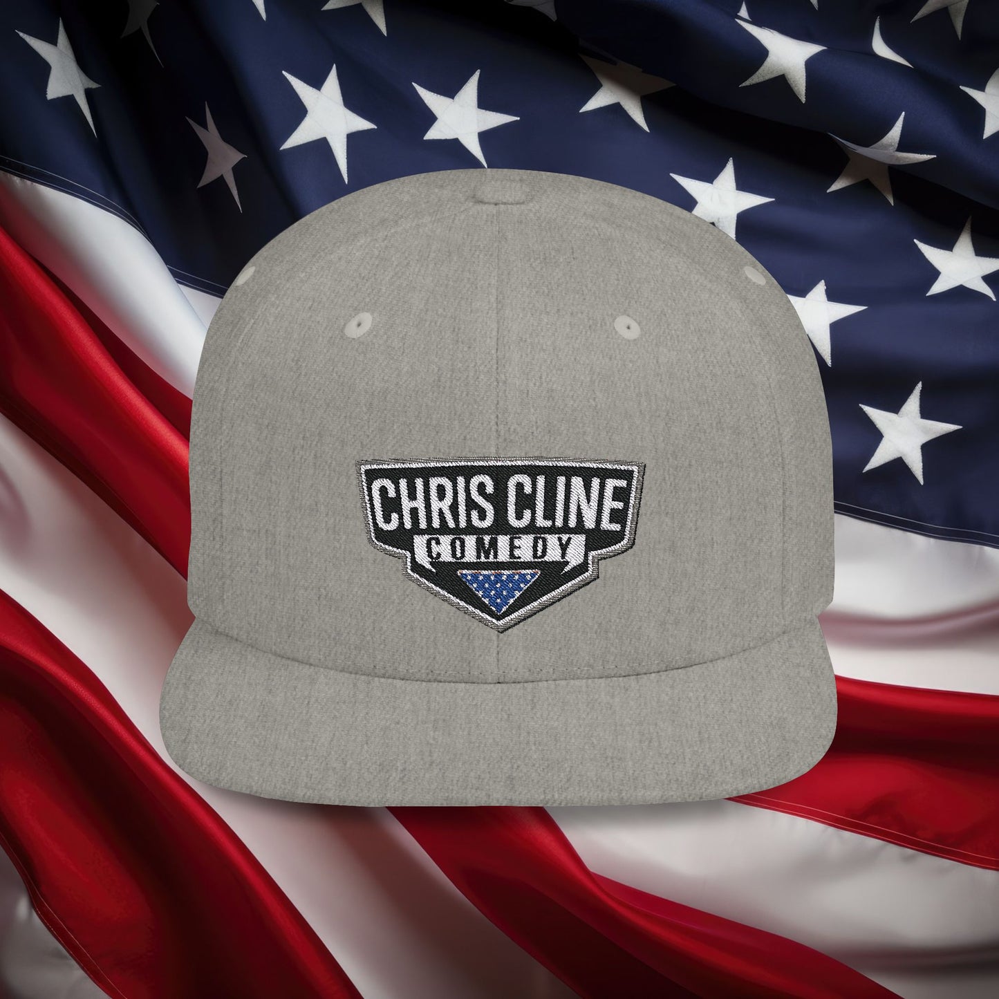 Hat Snapback Supports Chris Cline Comedy