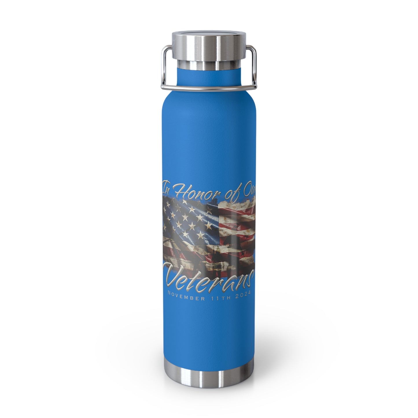 Veterans Day 2024 Copper Vacuum Insulated Bottle, 22oz