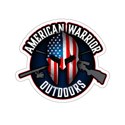 American Warrior Outdoors Kiss-Cut Stickers