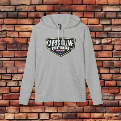 adidas Unisex Fleece Hoodie- Chris Cline Comedy