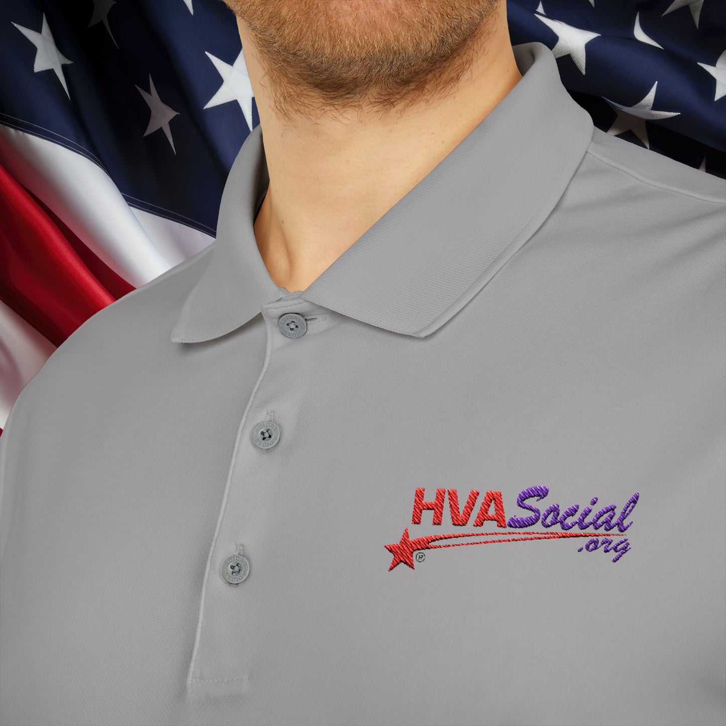 Polo Shirt - Supports HVA Social