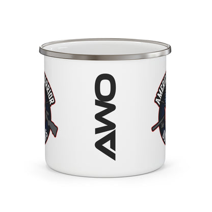 American Warrior Outdoors Enamel Camping Mug