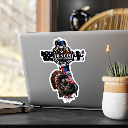 10 CAN, inc. Turkey Vinyl Sticker