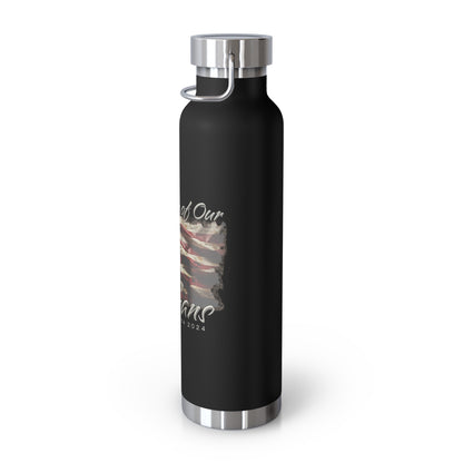 Veterans Day 2024 Copper Vacuum Insulated Bottle, 22oz