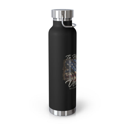 Veterans Day 2024 Copper Vacuum Insulated Bottle, 22oz