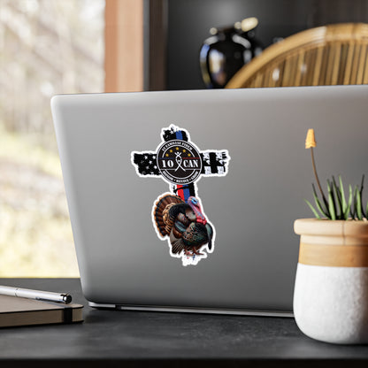 10 CAN, inc. Turkey Vinyl Sticker