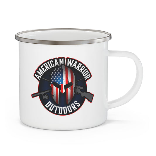 American Warrior Outdoors Enamel Camping Mug