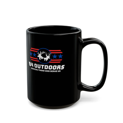 B4 Outdoors 15oz Black Mug