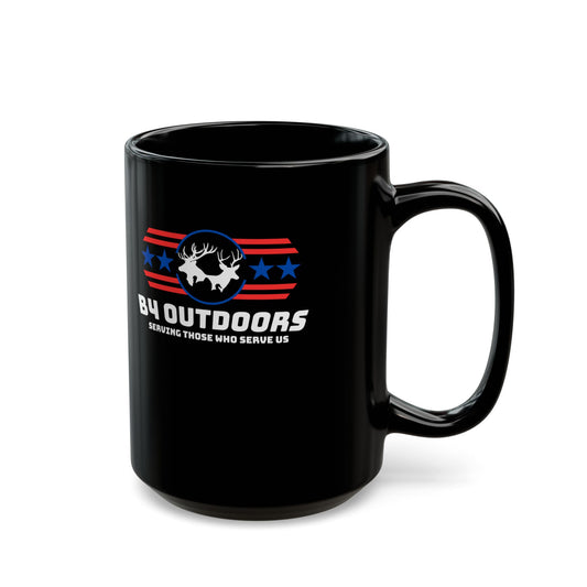 B4 Outdoors 15oz Black Mug
