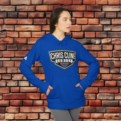 adidas Unisex Fleece Hoodie- Chris Cline Comedy