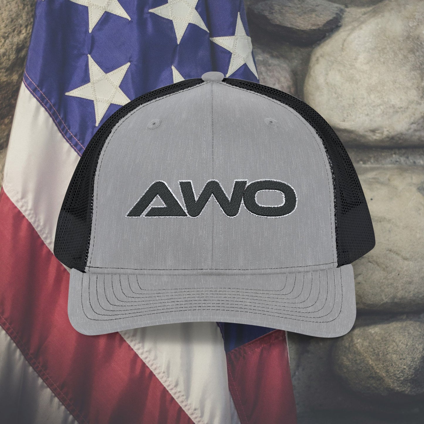 American Warrior Outdoors Snapback Trucker Cap