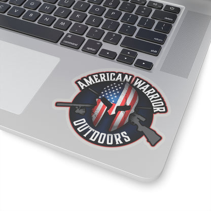 American Warrior Outdoors Kiss-Cut Stickers