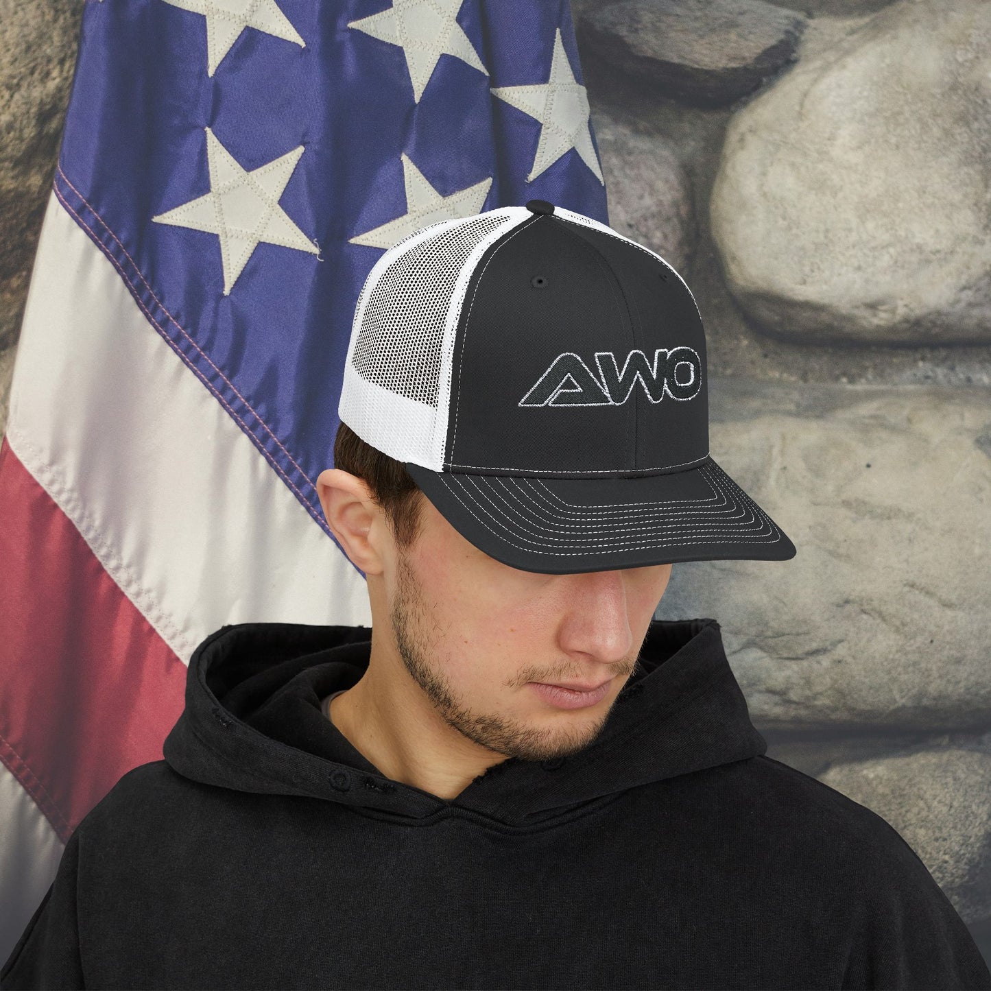 American Warrior Outdoors Snapback Trucker Cap