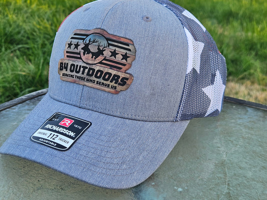 American Trucker With Leather Patch