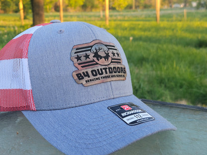 American Trucker With Leather Patch