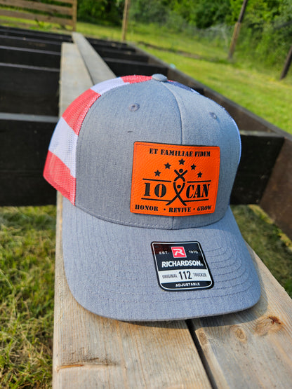 10 CAN, inc. Hat American Flag