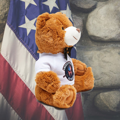 American Warrior Outdoors Teddy Bear with T-Shirt