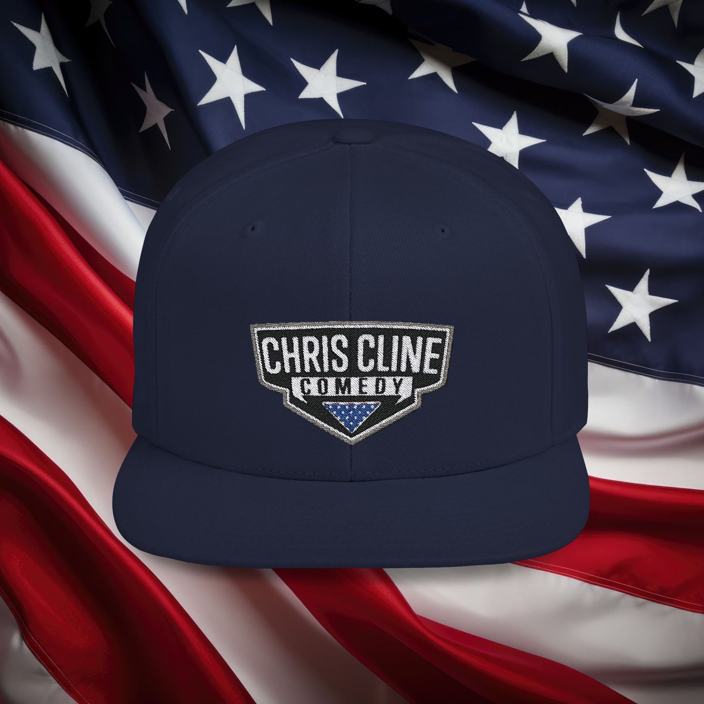 Hat Snapback Supports Chris Cline Comedy