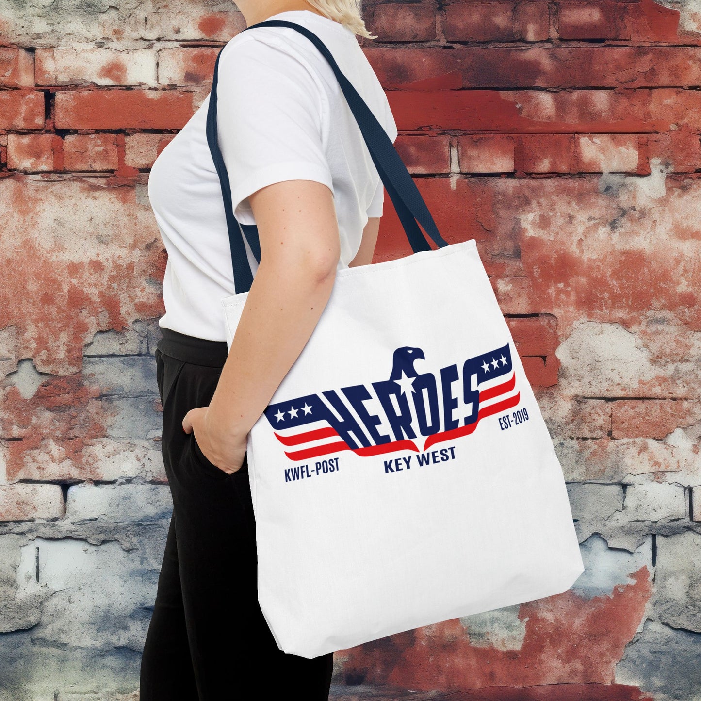 Heroes Bar key West Tote Bag