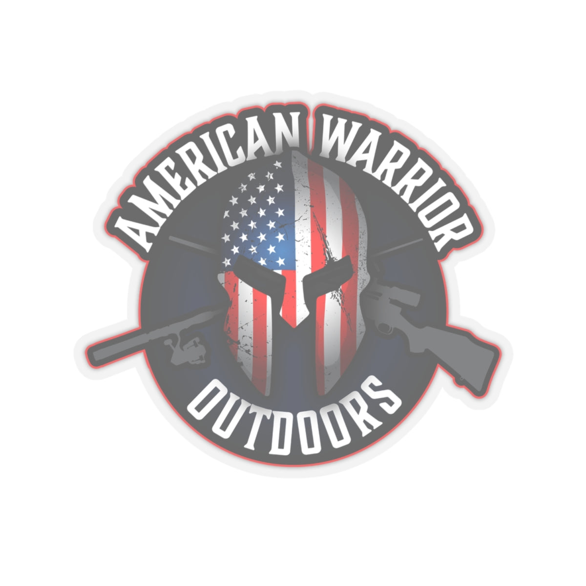 American Warrior Outdoors Kiss-Cut Stickers