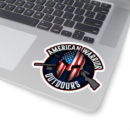 American Warrior Outdoors Kiss-Cut Stickers