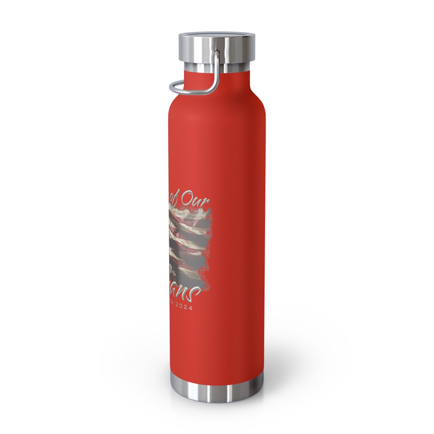 Veterans Day 2024 Copper Vacuum Insulated Bottle, 22oz