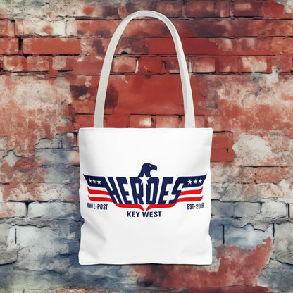 Heroes Bar key West Tote Bag