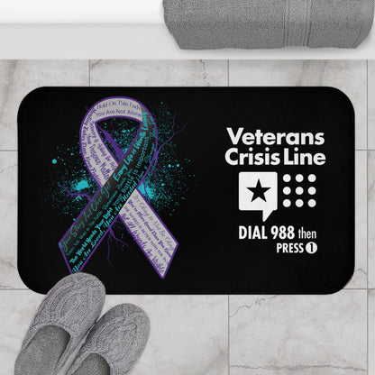 Suicide Prevention Bath Mat