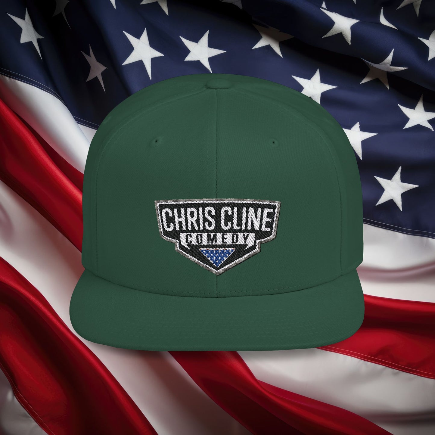 Hat Snapback Supports Chris Cline Comedy