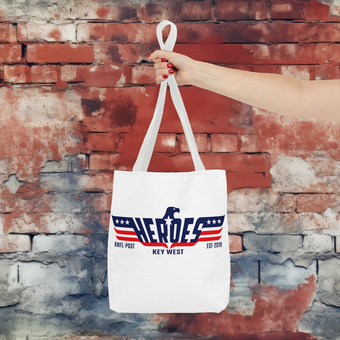 Heroes Bar key West Tote Bag