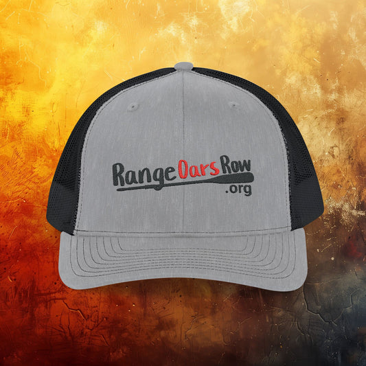 Range Oars Row Snapback Trucker Cap