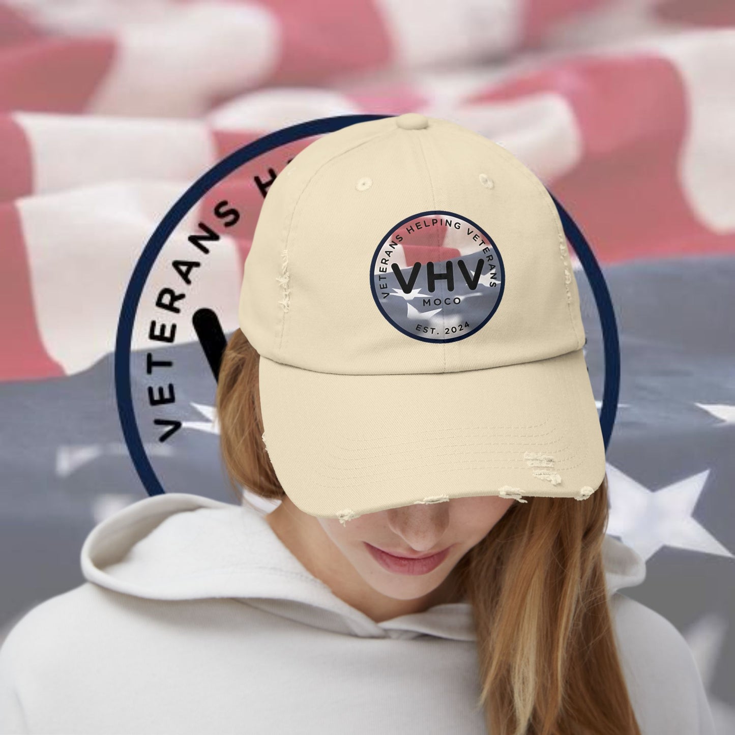 Veterans Helping Veterans MoCo Distressed Cap