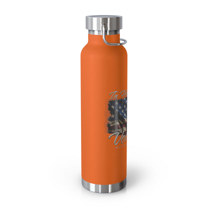 Veterans Day 2024 Copper Vacuum Insulated Bottle, 22oz