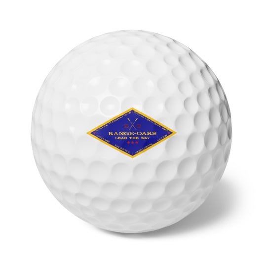 Range Oars Row Golf Balls, 6pcs