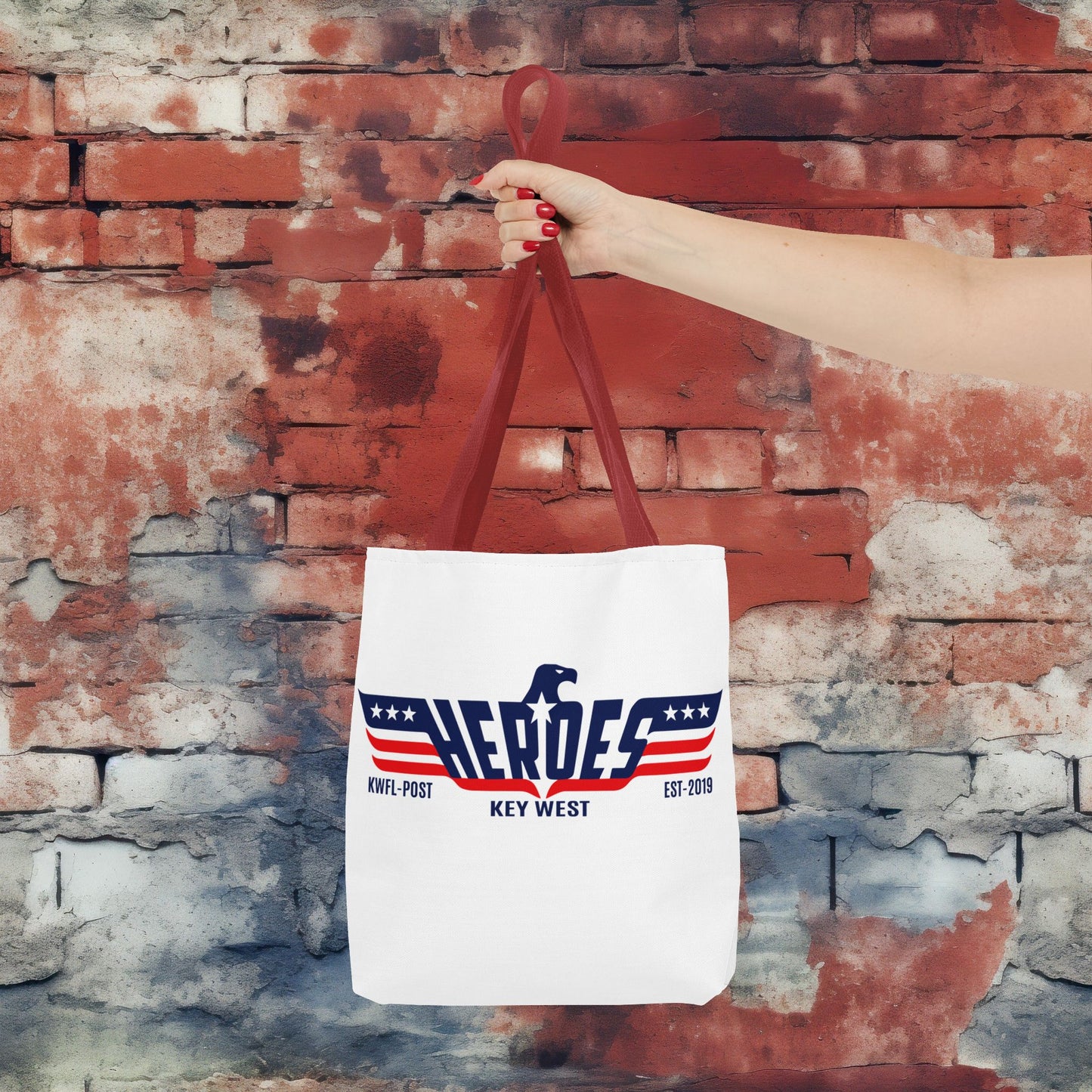 Heroes Bar key West Tote Bag