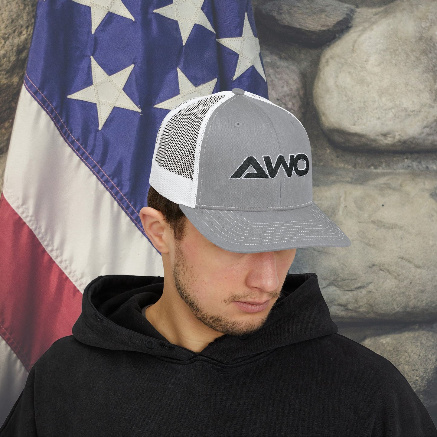 American Warrior Outdoors Snapback Trucker Cap