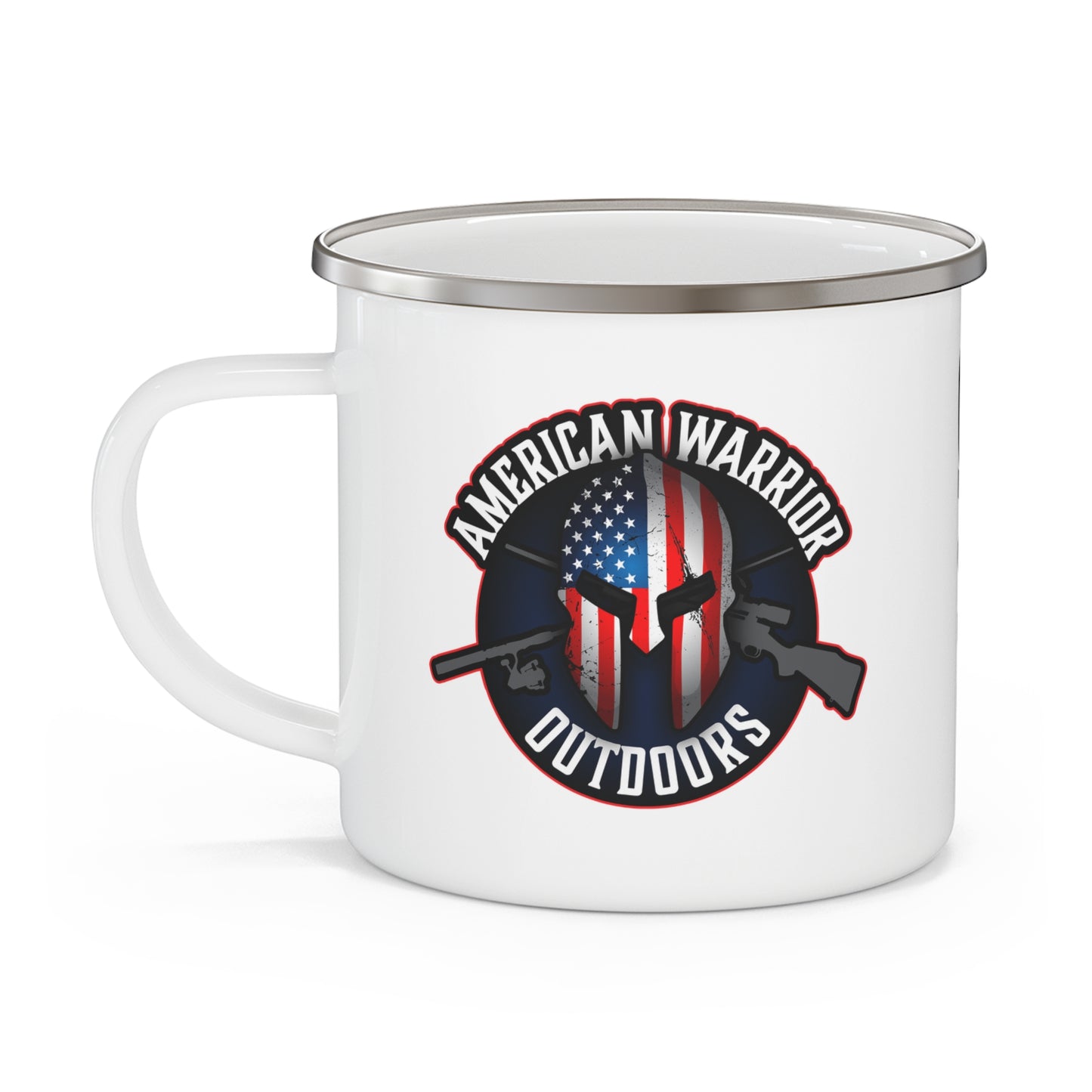 American Warrior Outdoors Enamel Camping Mug