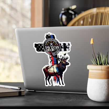 10 CAN, inc. Elk Vinyl Sticker