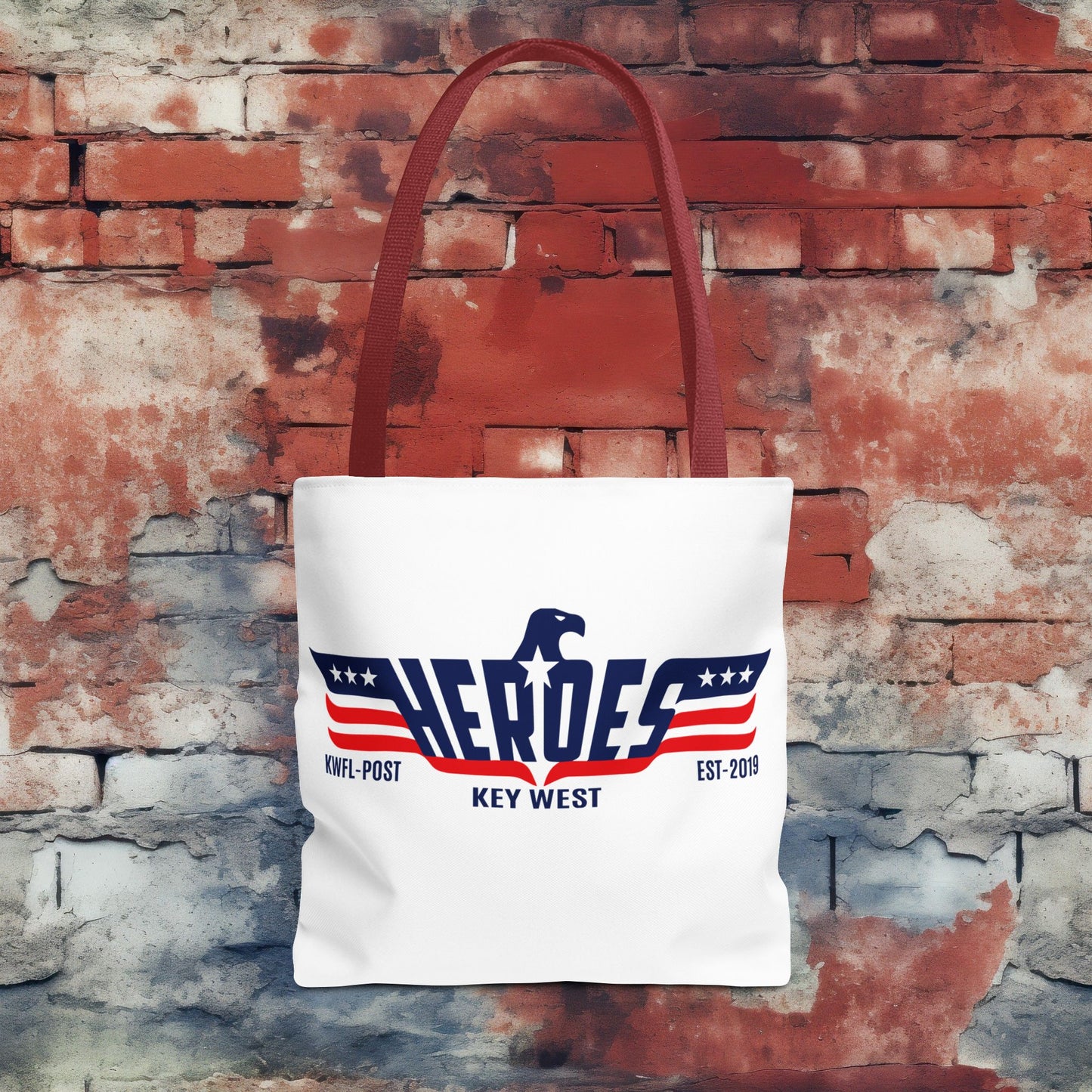 Heroes Bar key West Tote Bag