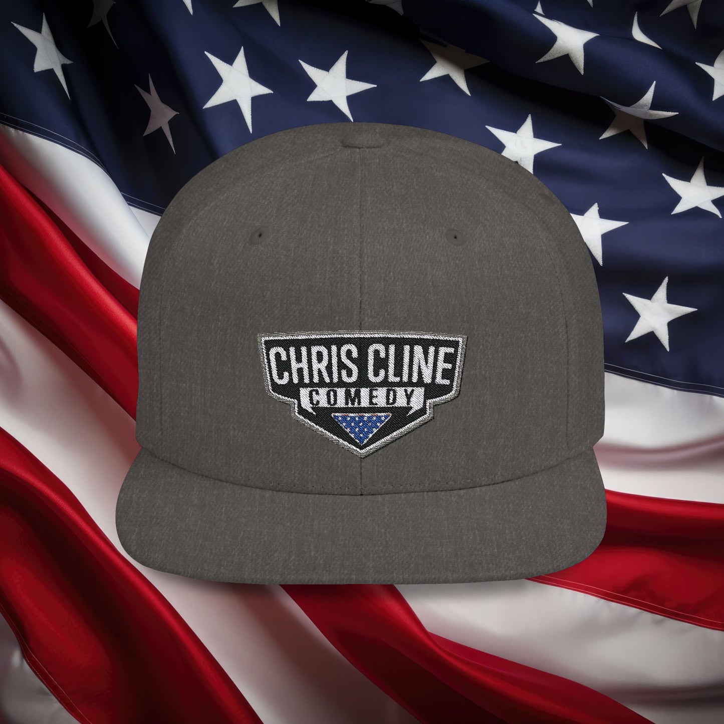 Hat Snapback Supports Chris Cline Comedy