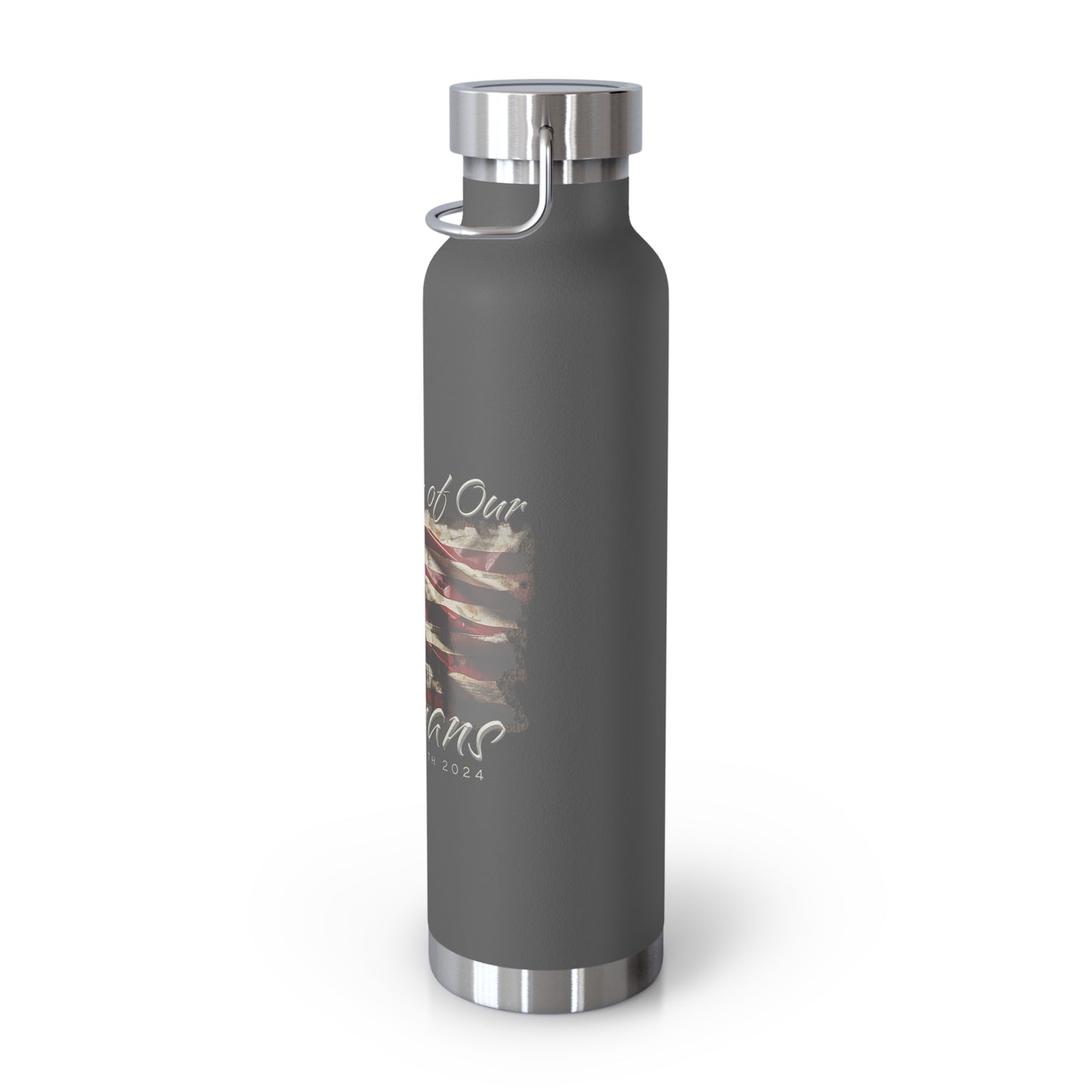 Veterans Day 2024 Copper Vacuum Insulated Bottle, 22oz